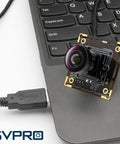 5MP USB Camera Module With 1944P 30Fps, Wide Angle M12 Fisheye Lens, IMX335 Sensor on laptop keyboard