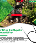 Throttle Cable Replacement For Front Tine Tillers And Cultivators Fits Versa 20015 And Vector Models, cable and tiller in use.