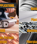 Various materials for 3 By 21 Inch Sanding Belts 10 Pack 40 Grit Aluminum Oxide for Portable Belt Sander applications