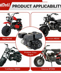 Beefy 420 Chain Kit With Roller Links 90 Plus 42 for Baja MB165, Hensim MB200, and Predator 212cc engine compatibility.