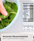 Nutrition Food Scale For Meal Planning And Portion Control With Food Code Booklet And App Non Connected And Non Backlit Model
