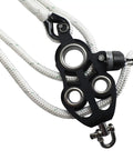 Deluxe Fiddle Block Kit With Anodized Aluminum UniBody Frame For Tree Pulling And 1000 Lb Working Load Built In Cleat