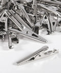 45mm Metal Alligator Clips Set 1.77 Inch Crocodile Clips Assortment Kit For Laboratory Electrical Testing And Battery Lead Clamps