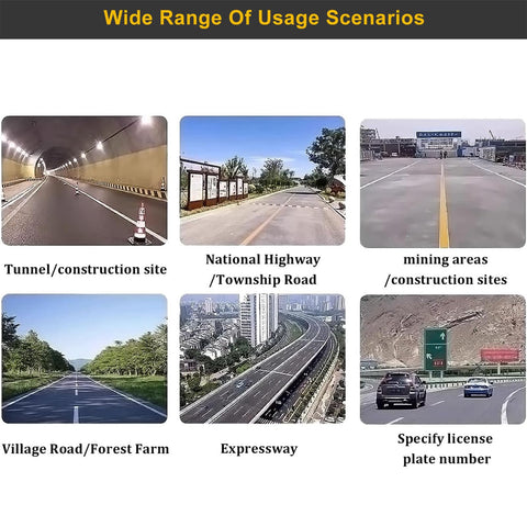 Wide range of usage scenarios for a Solar Powered Radar Speed Sign With 60W And 70W Solar Panel including highways and roads.