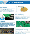 Rosin Paste Soldering Flux For Electronics No Clean Lead And Lead Free Solder Flux For Circuit Boards and Copper Wires