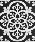 Gothic Black Peel And Stick Floor Tiles For DIY Makeover Easy Install No Grout Water Resistant Durable Vinyl With Textured Low Luster Finish Comes As 10 Tile Pack For Quick Floor Refresh design
