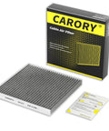 Cabin Air Filter With Activated Carbon For Toyota Camry Corolla RAV4 Prius Highlander Sienna Venza Crown Lexus ES NX RX Subaru Outback Mazda CX 9 And More Now, showing packaging and filter