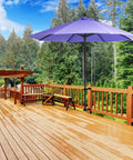 Heavy Duty Adjustable Patio Umbrella Holder Clamp Stand For Railing Mount Attaches To Balcony Courtyard And Boat Rails