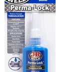 Perma Lock Medium Strength Thread Locker Blue 36 Ml package showing bottle design for locking threads against vibration and loosening.