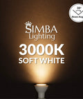 Ultra Bright 6W LED PAR20 Spotlight Bulb 38 Degree Dimmable 4 Pack 120V E26 Base 480 Lumens 3000K Soft White beam demo