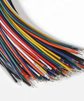 Close-up of colorful 200mm wire cables from 10 Pair JST XH Connector Kit 2.54mm Pitch 8 Pin Header Male And Female Plugs