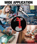 Cordless Soldering Iron Kit Compatible With Milwaukee 18V Batteries used for electronics and jewelry making projects