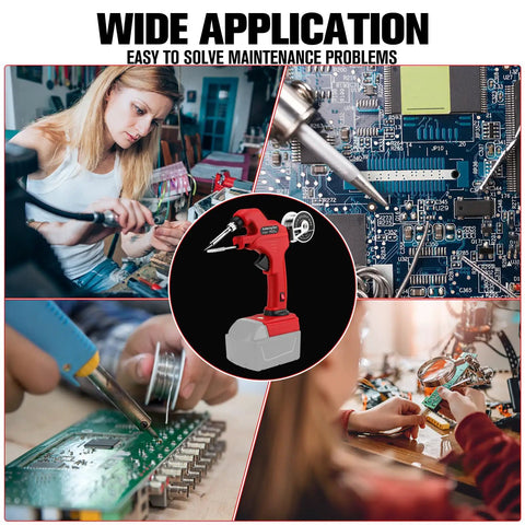 Cordless Soldering Iron Kit Compatible With Milwaukee 18V Batteries used for electronics and jewelry making projects