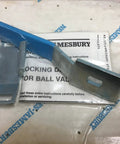 IMO-65 LD14 Locking Device For Manual Ball Valves, Heavy Duty Locking Mechanism For Safety And Maintenance, Easy Install Ball Valve Lockout Tool, Industrial Valve Locking Aid With Durable Steel Construction, blue steel angle