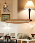 Living room with lamps using Plug And Play Smart Motion Sensor Light Adapter For E26 And E27 Sockets Turns Any Bulb Into A Dusk To Dawn Motion Activated Lamp No Wiring Needed Invisible Radar From Glass Walls Works With LED CFL And Incandescent Bulbs