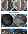 Before and after dry ice cleaning of automotive parts using Dry Ice Cleaning Machine For Manufacturing Equipment And Machinery Maintenance