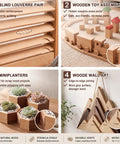 50 Pack Pro Grade Poplar Wood Joiner Biscuits For R1 Micro Joiner 5/8 x 7/32 x 3/32 Inches Mini Woodworking Plates in various projects
