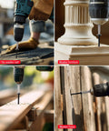 Heavy Duty Washer Head Wood Screws Size 14 By 3 Inch Structural Lag Fasteners used for various wooden projects.