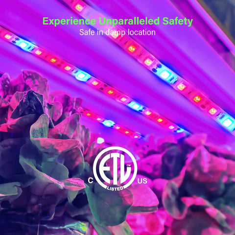 Full Spectrum LED Grow Light Tape Kit 11.8 Foot Flexible Strip For Indoor Plants And Gardening 24W illuminating plants