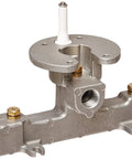 Surface Burner Orifice Holder 316440100 for Range Stove Oven Replacement Part, metal structure with connecting fittings.