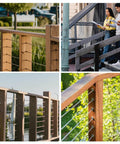 Cable railing on decks and stairs using a 30 45 90 Degree Drill Guide Jig With Four Drill Bits For Angled Or Straight Holes Four Size Aluminum Drill Hole Guide Jig Drill Template Block For Cable Railing Deck Stair Handrail.