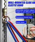 Wall Hook Resistance Band Mount System For Home Gyms Rock Solid Anchoring Hardware And Space Saving Setup with adjustable anchors and elastic bands.