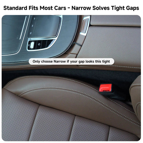 Car Seat Gap Filler Set Of 2 With Soft Foam, 3in1 Gap Stopper And Organizing Hook, Universal Fit For Car, SUV, And Truck, No More Drops In The Gap, Keep Console Tidy And Handy