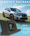 Right Side Fog Light Bezel For 2018 2020 Subaru Crosstrek Front Right Passenger Side Replacement Trim Cover With Fog Light Hole Direct Fit For SU1039121 57731FL082 Black Plastic Rugged And Easy To Install