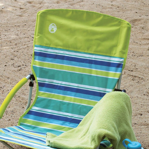 Utopia Breeze Lightweight Beach Chair With Cup Holder And Carry Bag For Easy Outdoor Relaxation on sandy beach