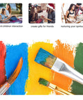 Paint By Numbers Kit For Adults Beginner Guitar Desert Camp Set with colors and brushes; family and creativity activities.
