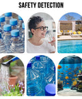 Collage showing uses for Digital Water Tester For Drinking Water Three In One Meter 0 To 9990 PPM Water Quality Tester With Titanium Probe Sensor