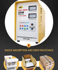 High Power EDM Machine SPX-4000B packaging with shock absorption, waterproof, and professional cardboard layers.