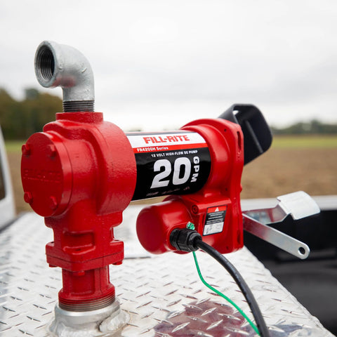 12V Fuel Transfer Pump 20 GPM Pump Only Durable Cast Iron Construction Handles Gasoline Diesel Kerosene Ethanol