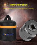 Cooled Telescope Camera With 11.7 MP USB 3.0 IMX294 Back Illuminated Sensor next to black carrying case.