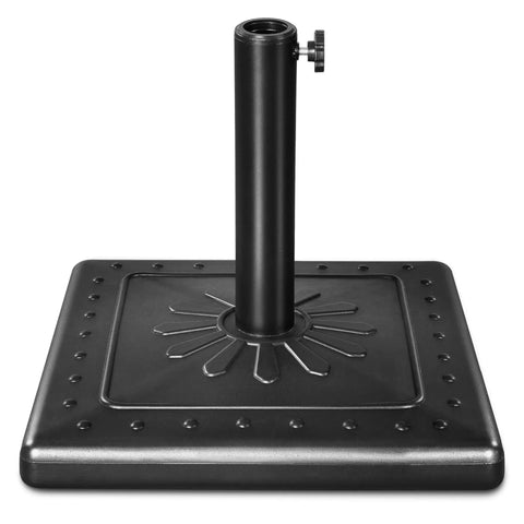 24 patio umbrella stand 24 Lb Prefilled Umbrella Base, Market Stand, Black ✓