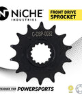 KTM Drive Sprocket And Chain Combo 14T Front Sprocket Black For Rugged Dirt Bike Performance
