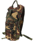 Go To Lightweight Hiking Backpack For Women, Oxford Cloth Daypack in Jungle Camo with multiple zippers, side view