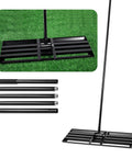 Leveling Rake For Lawn And Golf Course Yard Work With Carbon Steel 30 By 10 Inch Head And 78 Inch Adjustable Handle displayed
