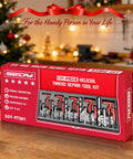 Workhorse Helicoil Thread Repair Kit 131 Piece Set With HSS Drills Inserts Taps And Tools For M5 M6 M8 M10 M12 box on desk