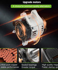 High Output Alternator Replacement For A True Workhorse Hyundai Sonata 2006 2009 And Kia Forte Forte5 Rondo 2007 2012 With 110 Amp CW Pulley 11189 image showing alternator with copper, bearings, magnets details