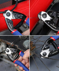 Heavy Duty Cable Cutter For Hard Wire Ropes And Aircraft Cables, Seven And A Half Inch Chrome Vanadium Steel Jaw in use on cables