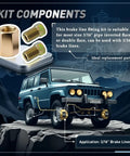 24 Piece 3/16 Brake Line Fittings Kit With 3/8-24 Threads, Inverted And Double Flare Unions And Nuts, 8 Unions And 16 Nuts, Essential Brake Line Repair Set For Flare Fittings, Heavy Duty Auto Grade DIY Gear brass fittings for 3/16 brake lines