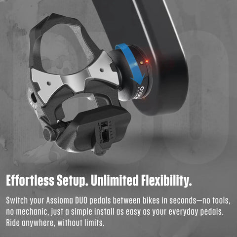 Dual-Sided Power Meter Pedals Bundle With Two Pairs Of Black Cleats, Premium Cleaning Cloth, And Multi Tool Kit