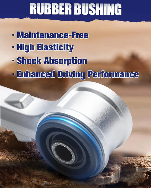Rubber bushing for Built Tough Forged Aluminum Upper Control Arm For Ford F150 2004 To 2020 offering shock absorption.