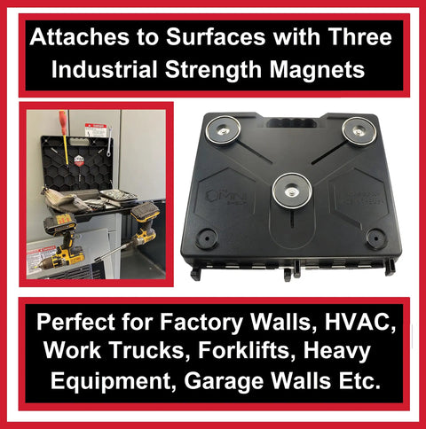Badass Magnetic Laptop Stand And Portable Workstation With Fifty Pound Capacity Hands Free Toolbox Rig Attaches To Trucks Walls Hvac For Mechanics And Crews Who Need Dead Reliable Shop Tools