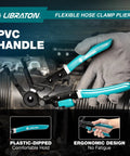 Flexible Hose Clamp Pliers 27.5 Inch Heavy Duty Adjustable 8 To 50mm Ratcheting Spring Clamp Removal Tool With Ergonomic Handle