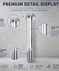 Beefy 100 Pack 5/16-18 Hex Head Bolts 2.09 Inch Zinc Plated Carbon Steel For Handcarts Replacement Hub Bolts Ideal For Fleet Repairs And Warehouse Maintenance, shown with hex head and threaded end