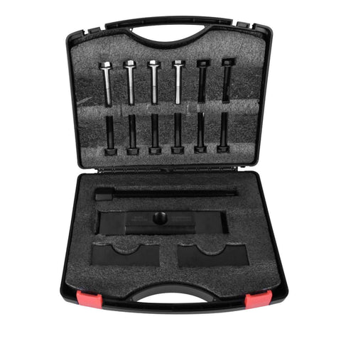 Open case of Beefy Heavy Duty Yoke Puller For Class 6 8 Haul Trucks And Gear With Bearing Diameters One Seven Eighths To Two Three Sixteenths Inches
