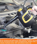 Heavy Duty Steam Jet Nozzle Straight Up Perfect Replacement For McCulloch Models Mc1230 Mc1270 Mc1350 Mc1375 Mc1385 Steam Cleaners in use on a car engine.