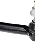 Direct Fit Steering Drag Link Replacement For Cars And SUVs Built Beefy For Real Precision Engineered OE Geometry Rock Solid Steel Build Easy Install Reliable Steering Link For Safe Smooth Handling black steel steering drag link end close-up